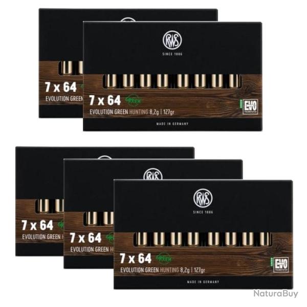 Balles RWS Evo Green - Cal. 7x64 - 7x64 / Par 5