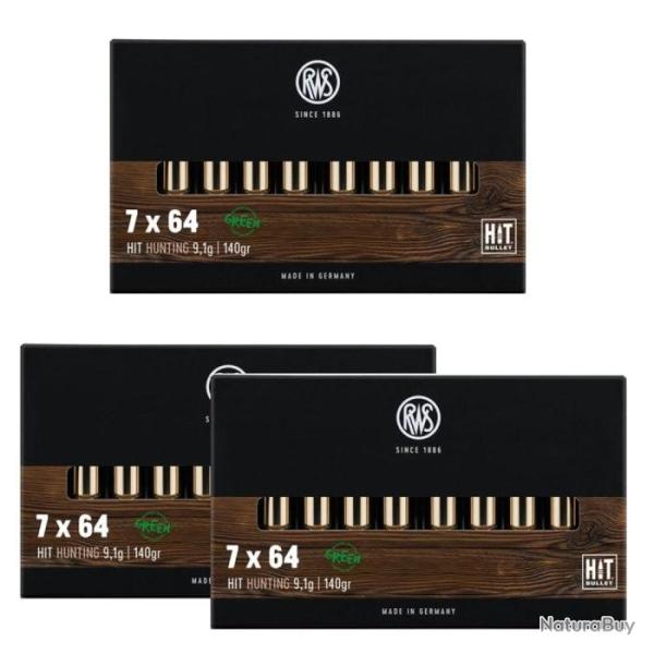 Balles RWS Hit - Cal. 7x64 - 7x64 / Par 3