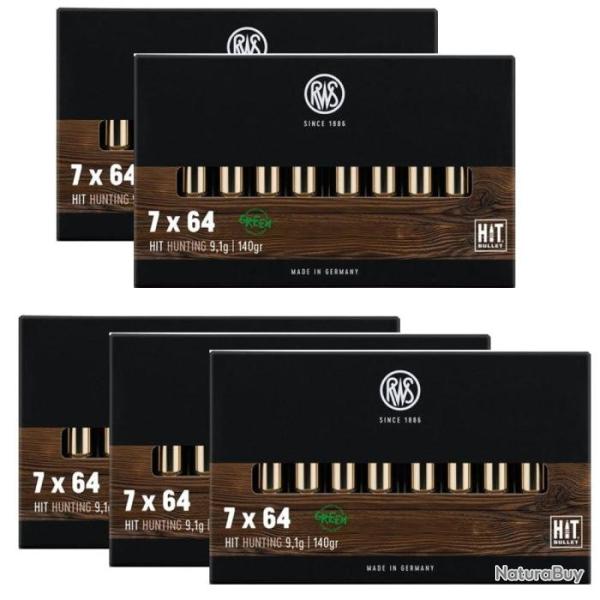 Balles RWS Hit - Cal. 7x64 - 7x64 / Par 5