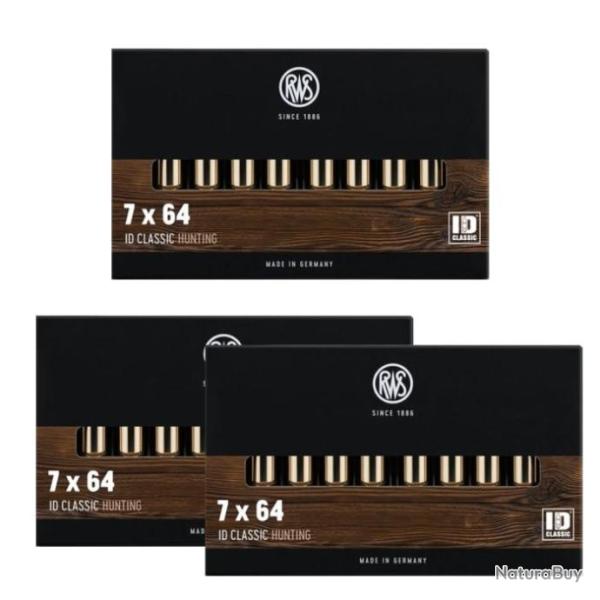 Balles RWS ID Classic - Cal. 7x64 - 7x64 / 162 / Par 3