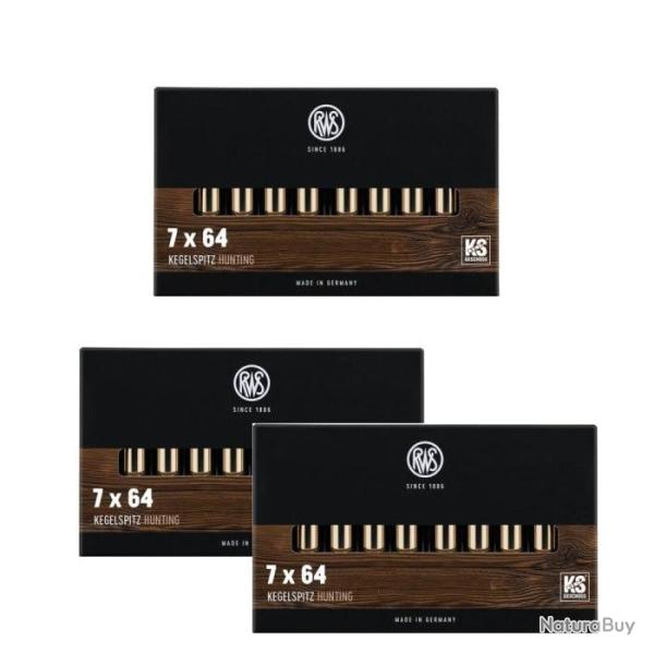 Balles RWS KS - Cal. 7x64 - 7x64 / 162 / Par 3
