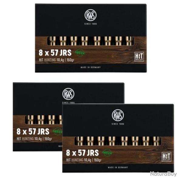 Balles RWS Hit - Cal. 8x57 JRS - 8x57 JRS / Par 3