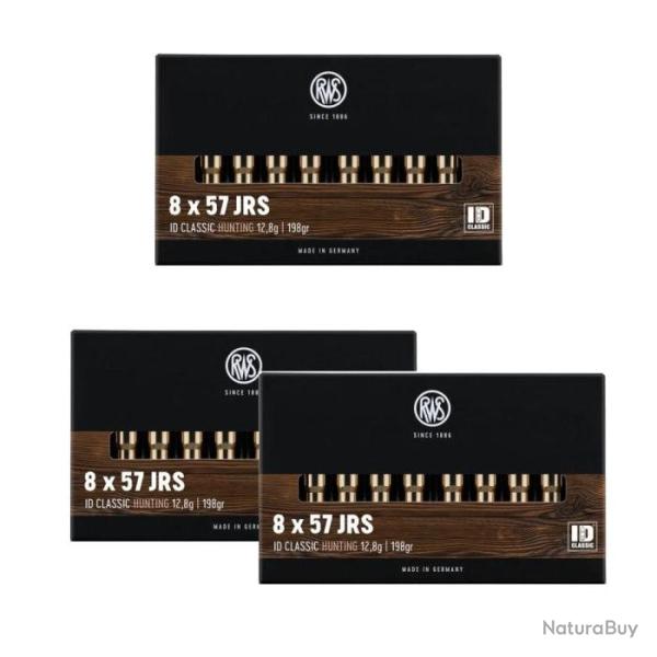 Balles RWS ID Classic - Cal. 8x57 JRS - 8x57 JRS / Par 3