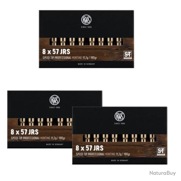 Balles RWS Speed Tip Pro - Cal. 8x57 JRS - 8x57 JRS / 180 / Par 3