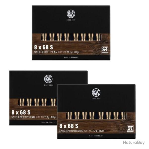 Balles RWS Speed Tip Pro - 8x68S / 180 / Par 3