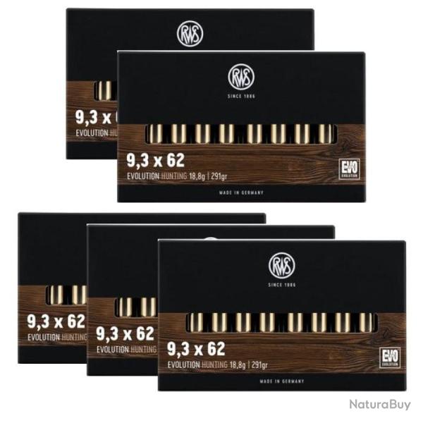 Balles RWS Evo - Cal. 9.3x62 - 9.x62 / Par 5