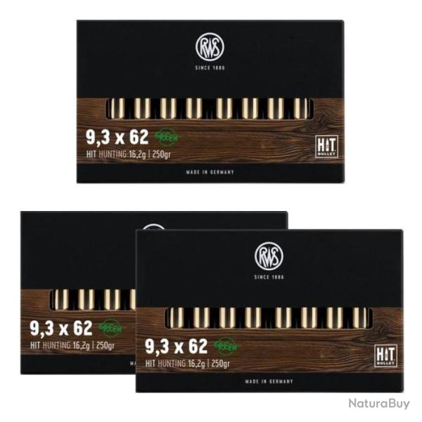Balles RWS Hit - Cal. 9.3x62 - 9.3x62 / Par 3