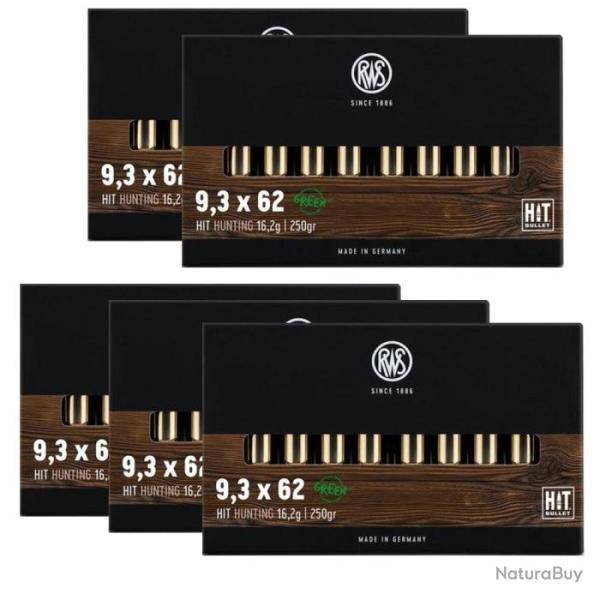 Balles RWS Hit - Cal. 9.3x62 - 9.3x62 / Par 5