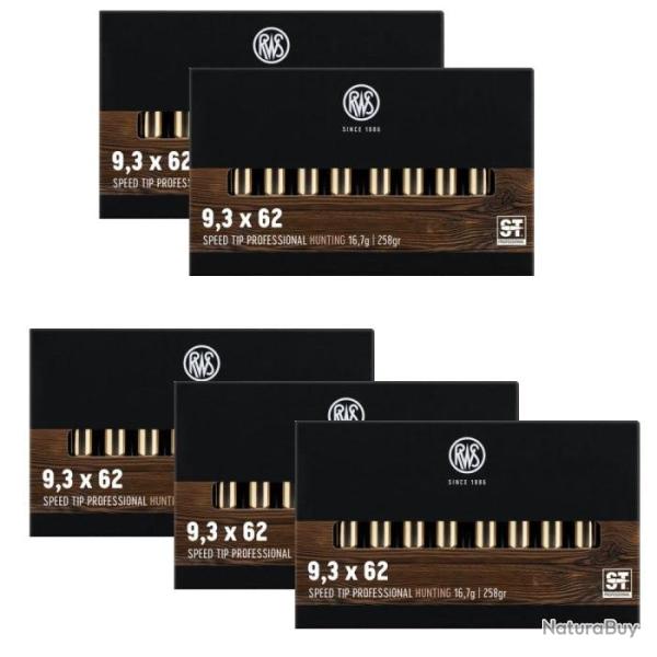 Balles RWS Speed Tip Pro - Cal. 9.3x62 - 9.3x62 / 258 / Par 5