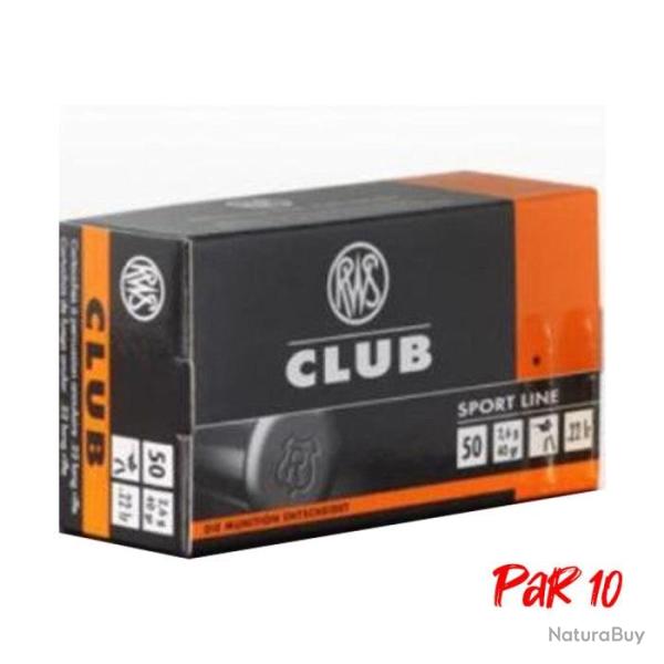 Balles RWS club - Cal. 22LR - 22LR / Par 10 / 40