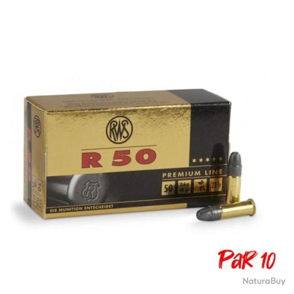 Balles RWS R50 - Cal. 22LR - 22LR / Par 10 / 40