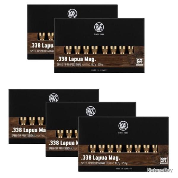 Balles RWS Speed Tip Pro - Cal. 338 Lapua Mag - 338 Lapua MAG / Par 5