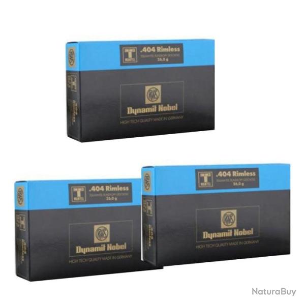 Balles RWS TMR - 26 g - Cal. 404 Rimless - 404 Rimless / Par 3