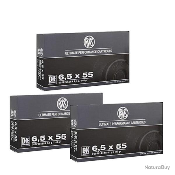 Balles RWS DK - Cal. 6.5x55 SE - Par 3