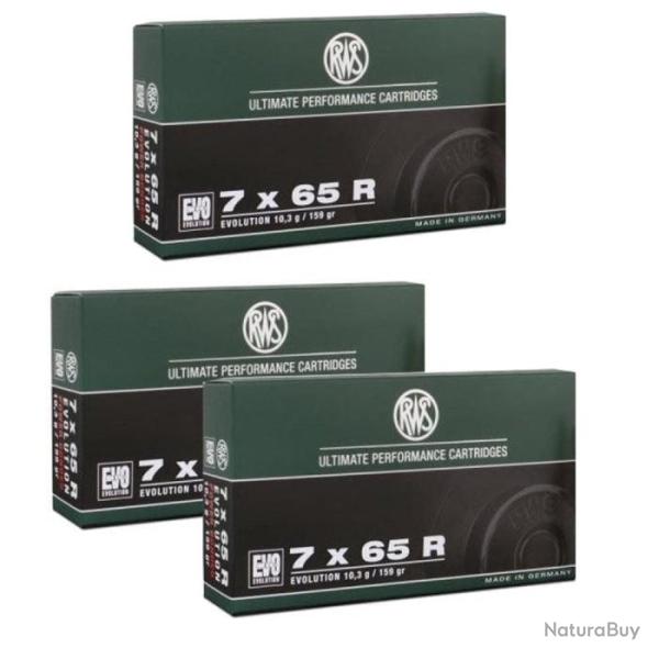 Balles RWS EVO - Cal. 7x65 R - 7x65 R / Par 3