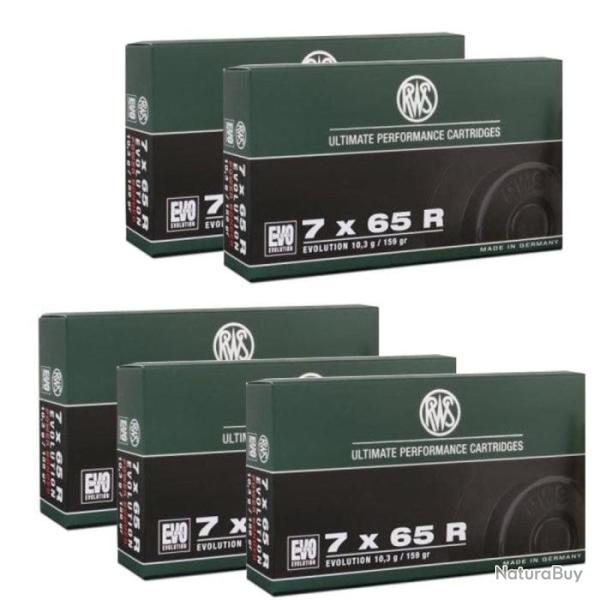 Balles RWS EVO - Cal. 7x65 R - 7x65 R / Par 5