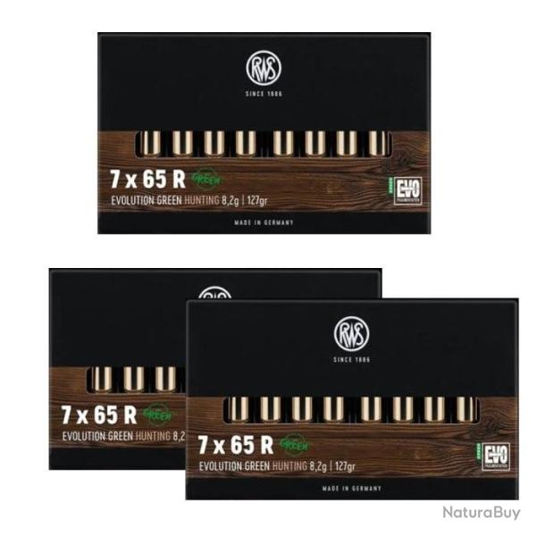 Balles RWS EVO GREEN - Cal. 7x65 R - 7x65 R / Par 3