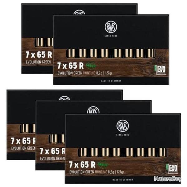 Balles RWS EVO GREEN - Cal. 7x65 R - 7x65 R / Par 5