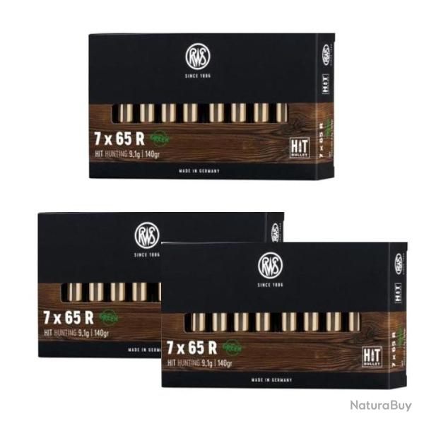 Balles RWS HIT - Cal. 7x65 R - 7x65 R / Par 3