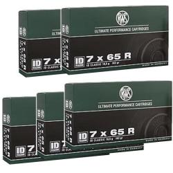 Cartouches RWS ID Classic - Cal.7x65 R - 11,05 g / Par 5