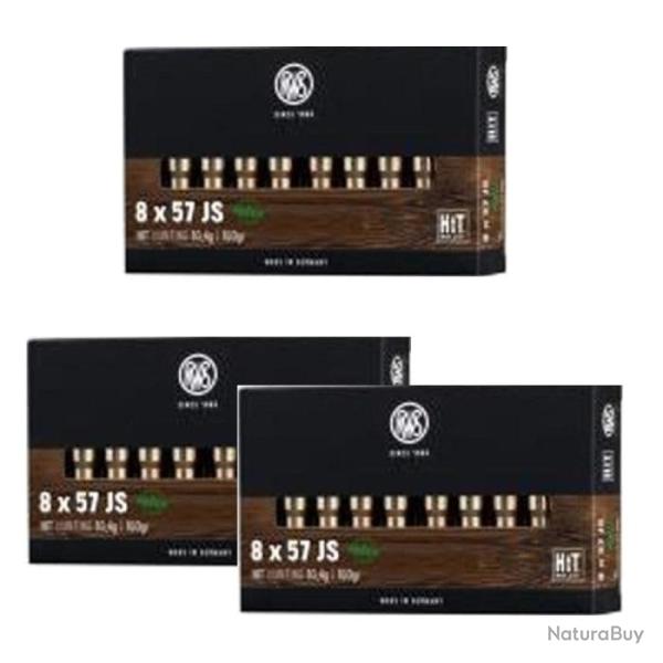 Balles RWS EVO - Cal. 8x57 JS - 8x57 JRS / Par 3