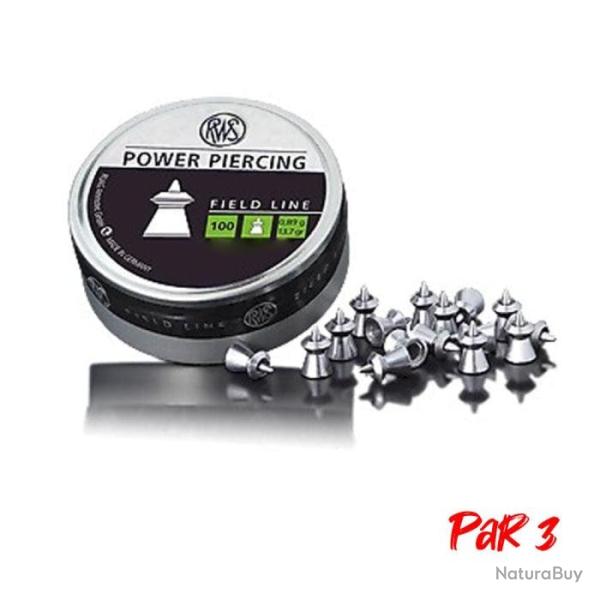 Plombs RWS Power Piercing - 5.5 mm / Par 3