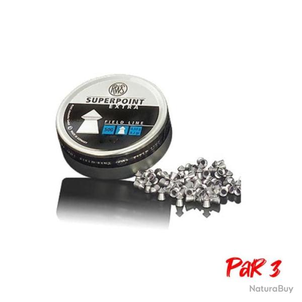 Plombs RWS Superpoint Extra - 4.5 mm / Par 3