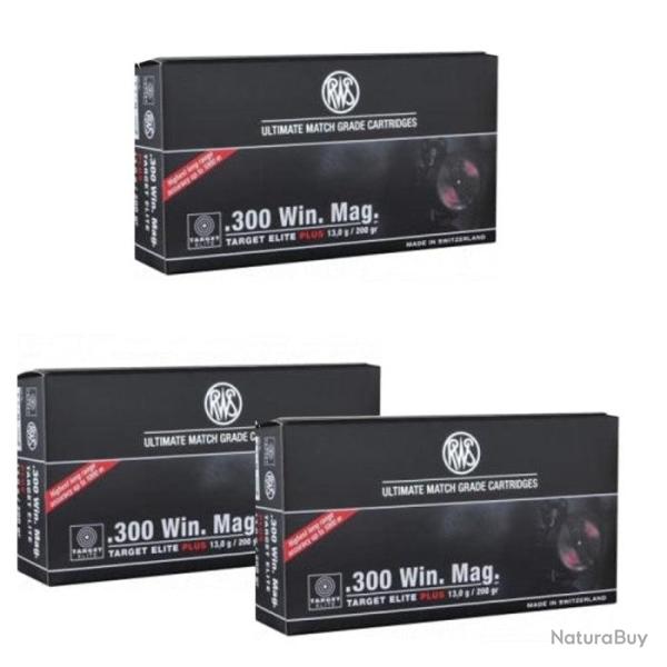 Balles RWS Target Elite Plus 12.3 g - 300 Win MAG / Par 3