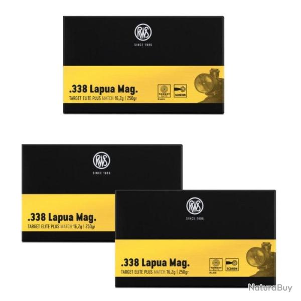 Balles RWS Target Elite Plus Match - Cal. 338 Lapua Mag - 338 Lapua MAG / Par 3