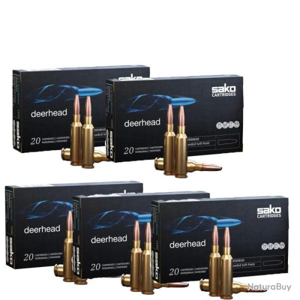 Balles Sako DeerHead Soft Point - Cal. 260 Rem - 260 Rem / Par 5