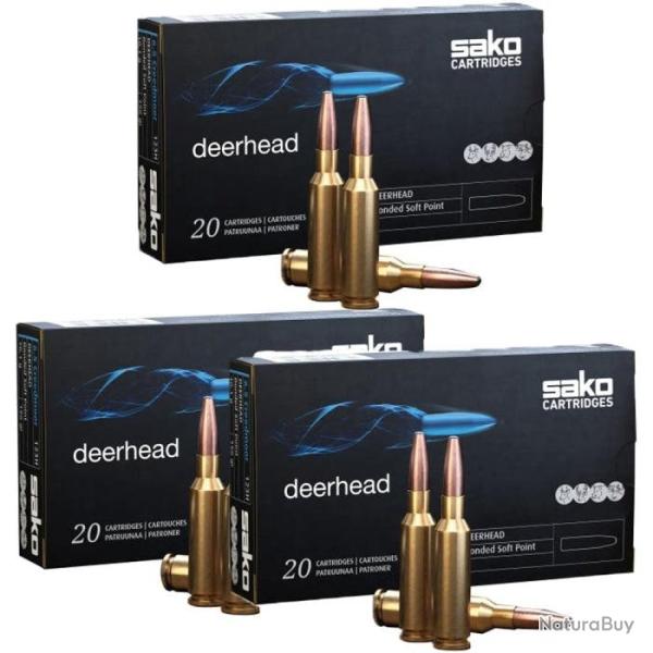 Balles Sako DeerHead Soft Point - Cal. 6.5 Creedmoor - 6.5 Creedmoor / Par 3