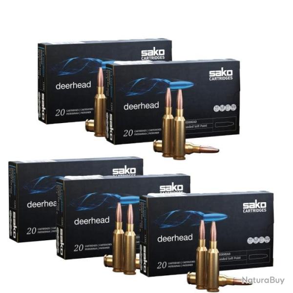 Balles Sako DeerHead Soft Point - Cal. 6.5 Creedmoor - 6.5 Creedmoor / Par 5