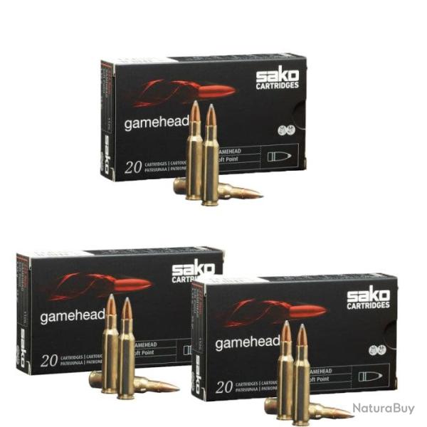 Balles Sako GameHead Soft Point - Cal. 30-06 Sprg - 30-06 / Par 3