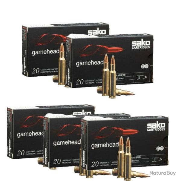Balles Sako GameHead Soft Point - Cal. 30-06 Sprg - 30-06 / Par 5