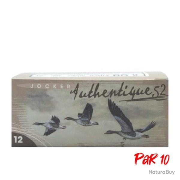 Boite de 10 Cartouches Jocker Authentique 52 BG Cal. 12 76 25 NI Par 10