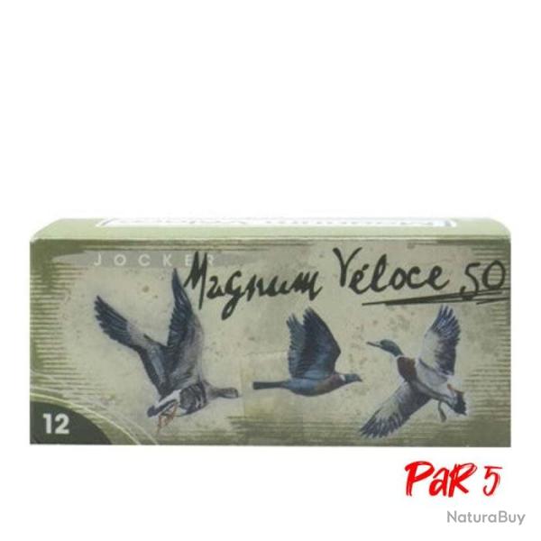 Boite de 10 Cartouches Jocker Magnum Veloce 50 BJ Cal. 12 76 25 NI Par 5