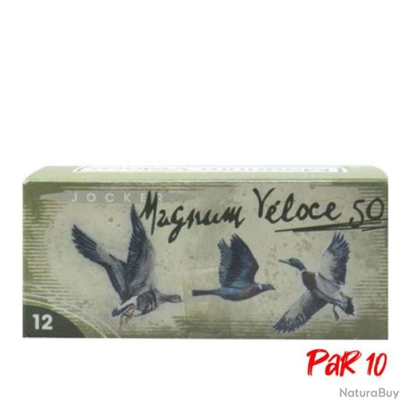Boite de 10 Cartouches Jocker Magnum Veloce 50 BJ Cal. 12 76 25 NI Par 10
