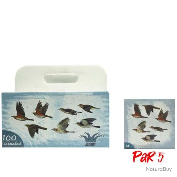 Bo�te de 100 Cartouches Jocker Grand Passage 36 BJ - Cal. 12/70/12 - 7 1/2 / Par 5