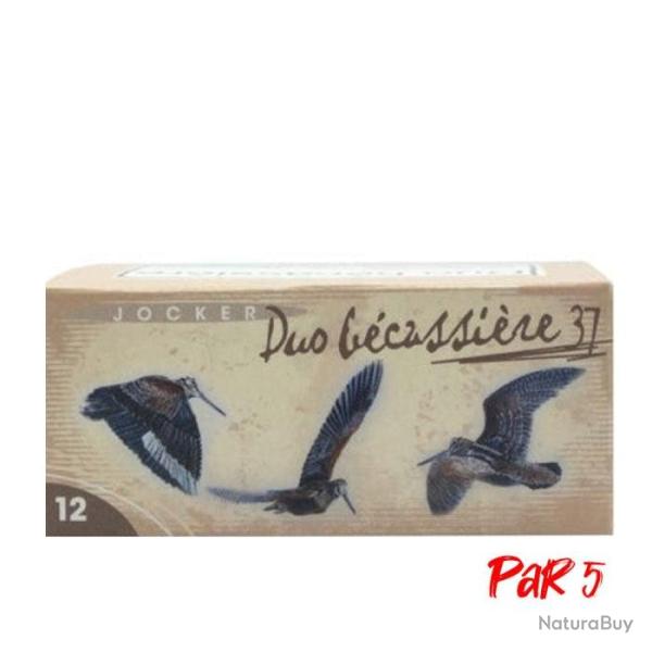 Boite de 10 Cartouches Jocker Duo Becassiere 37 BJ - Cal. 12/70/25 - - Par 5