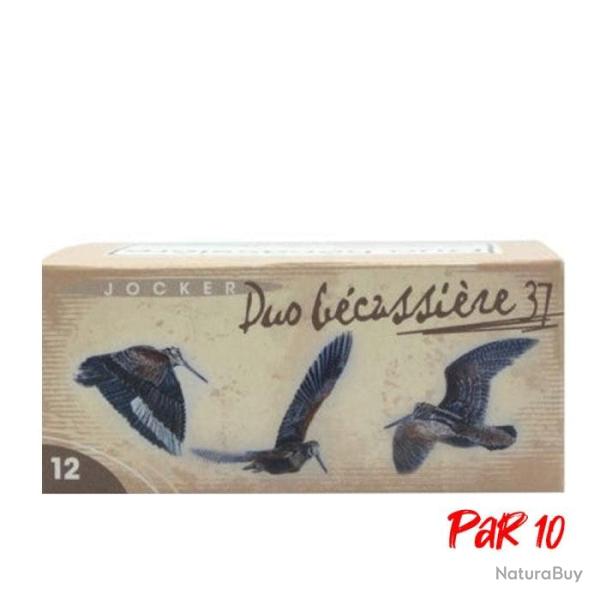 Boite de 10 Cartouches Jocker Duo Becassiere 37 BJ - Cal. 12/70/25 - - Par 10