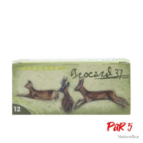 Boite de 10 Cartouches Jocker Brocard 37 BJ - Cal. 12/70/25 - PB 2 NI - Par 5