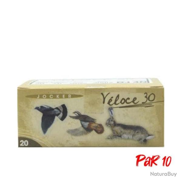 Boite de 10 Cartouches Jocker Veloce 30 BJ Cal. 20 70 16 NI Par 10