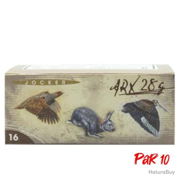 Boite de 10 Cartouches Jocker ARX 28 Cal. 20 70 16 Par 10