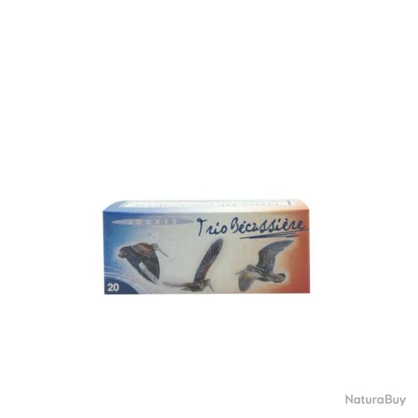 Bo�te de 10 Cartouches Jocker Trio B�cassi�re 30 BJ - Cal. 20/70 - PB 8/9/10 - Par 10