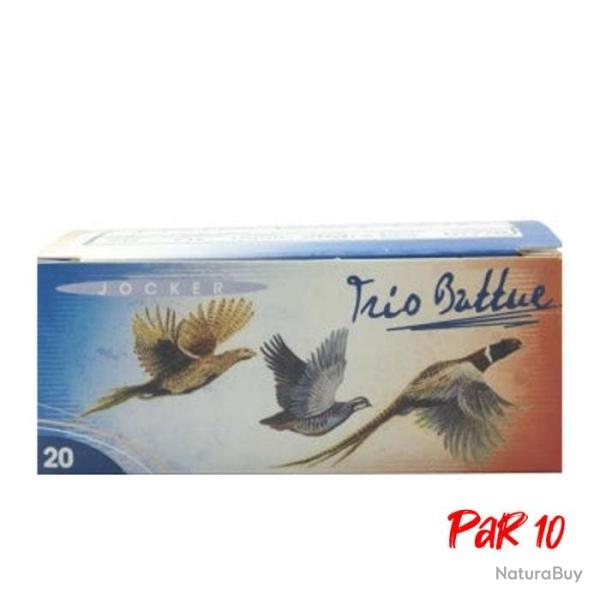 Boite de 10 Cartouches Jocker Trio Battue 28 BJ - Cal. 20/70/16 - Par 10