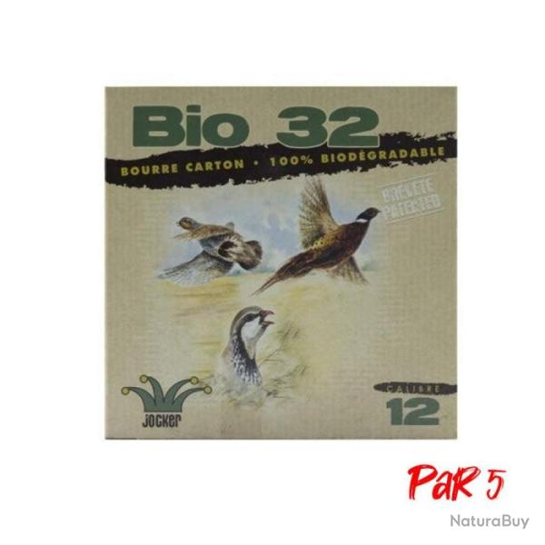 Bo�te de 25 Cartouches Jocker Bio 32 BJ Cal. 12 67 16 Par 5
