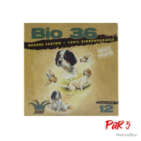 Bo�te de 25 Cartouches Jocker Bio 36 BJ Cal. 12 70 25 Par 5