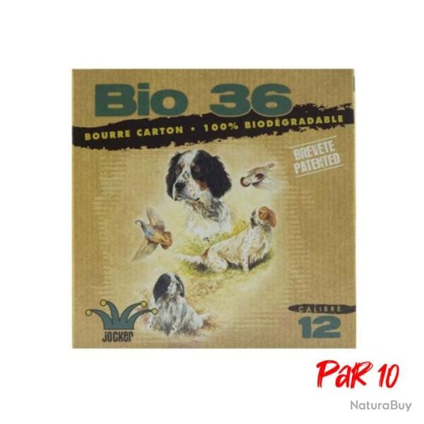 Bote de 25 Cartouches Jocker Bio 36 BJ Cal. 12 70 25 Par 10