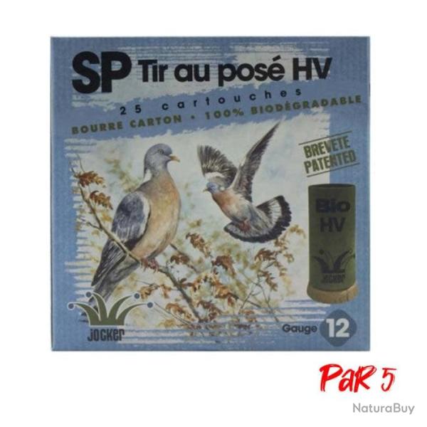 Bo�te de 25 Cartouches Jocker Bio SP Tir au Pose 33 HV BJ Cal. 12 70 16 Par 5