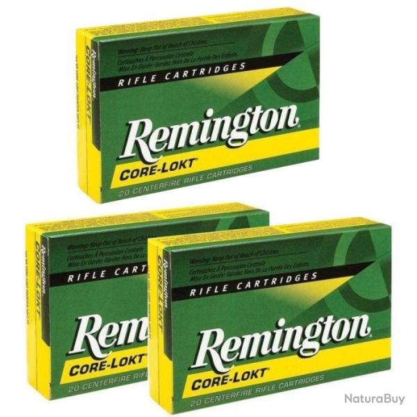 Balles Remington Core-Lokt Pointed Soft Point - Cal. 270 Win - 270 win / 130 / Par 3